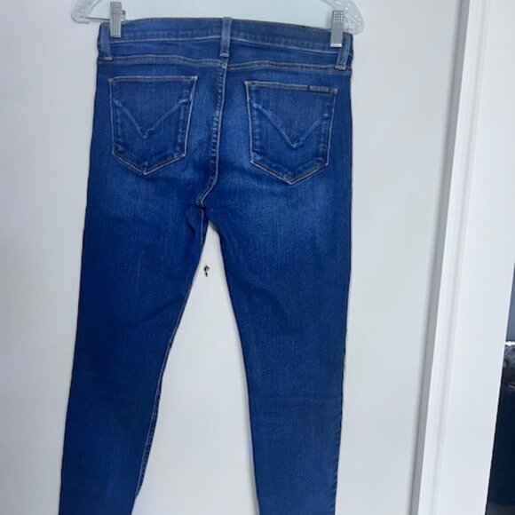 HUDSON KRISTA SUPER SKINNY RAW HEM JEANS SIZE 27 - Picture 9 of 11